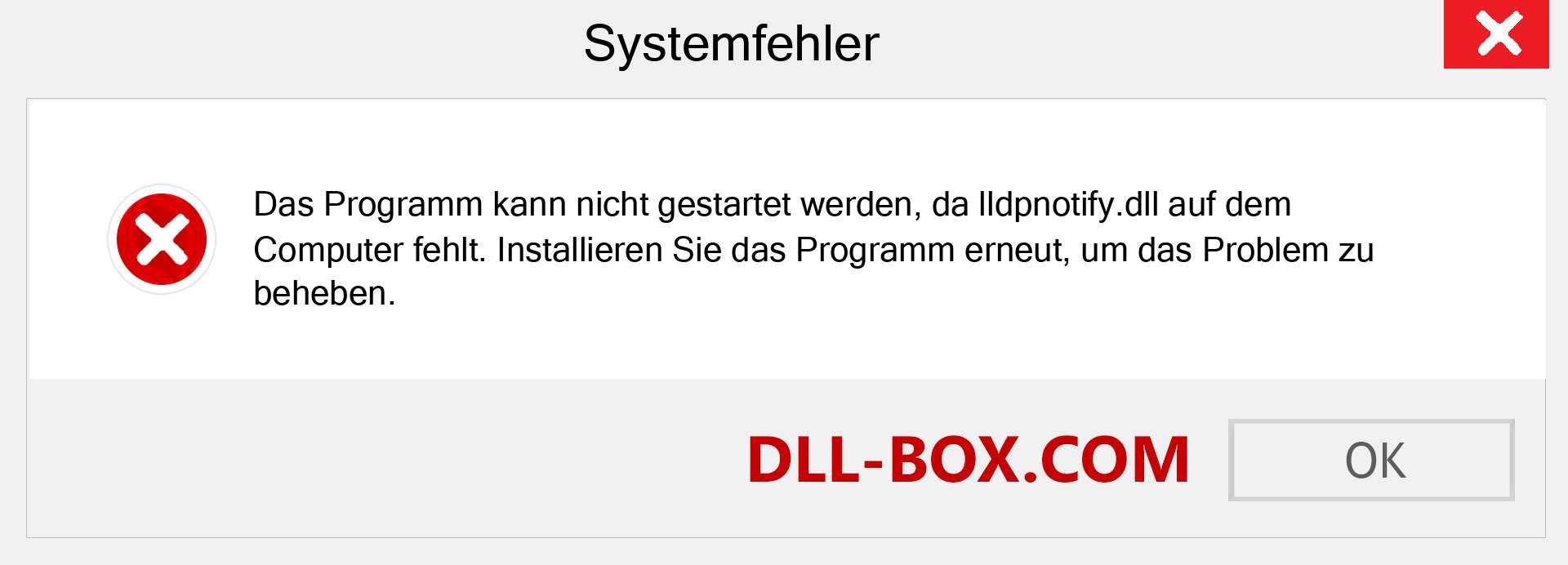 lldpnotify.dll-Datei fehlt?. Download für Windows 7, 8, 10 - Fix lldpnotify dll Missing Error unter Windows, Fotos, Bildern